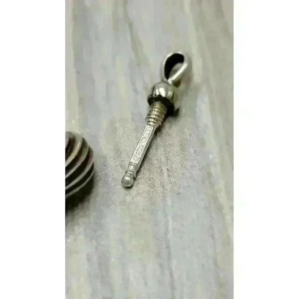 Lagos Caviar Sterling Silver Fluted Puffy Heart Perfume Pendant
